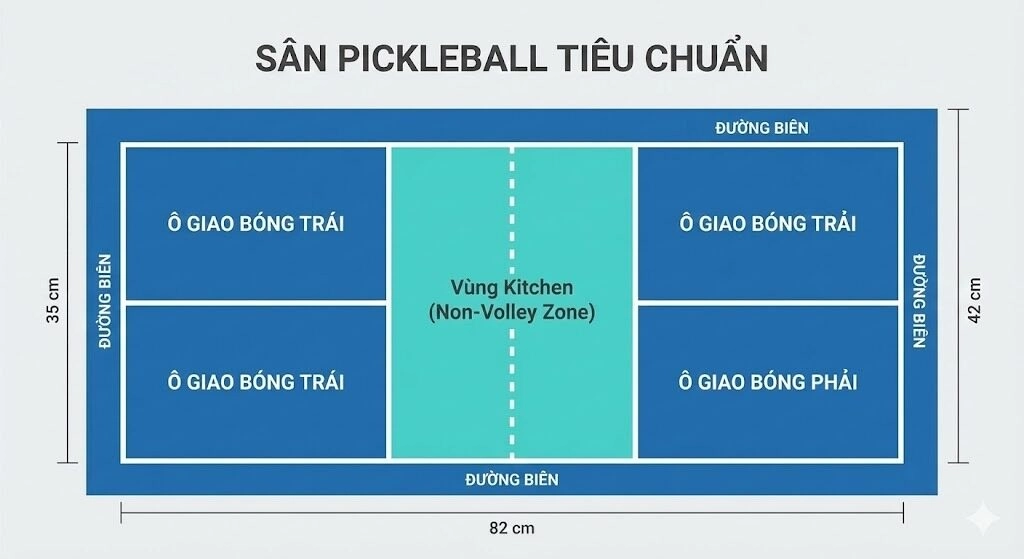 Luật lệ và quy tắc tính điểm trong cách chơi Pickleball cho người mới